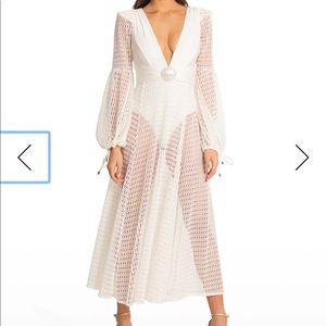 PatBO White Beach Dress